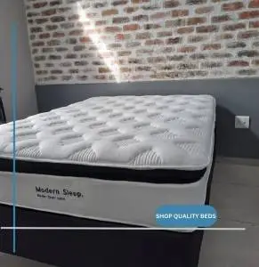 King size bed in a modern Gauteng bedroom